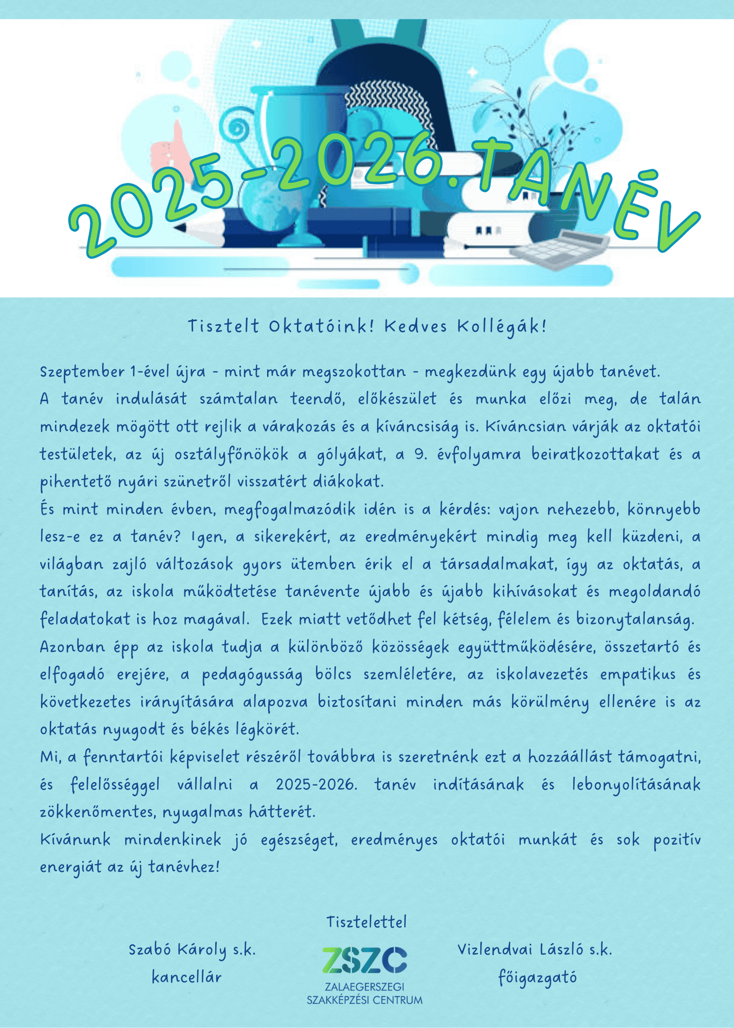 2025-2026 tanév