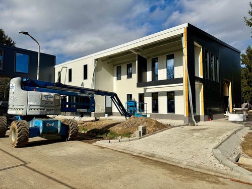 A kivitelezés a terveknek megfelelően zajlik