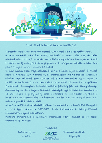 2025-2026 tanév